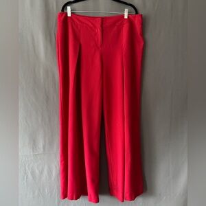 Metrostyle Pleated Red Office Pants size 18P